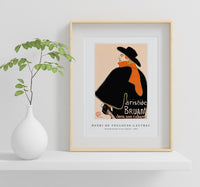 Henri De Toulouse–Lautrec - Aristide Bruant in his Cabaret 1893