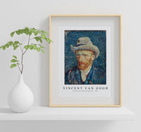 Vincent Van Gogh - Self-Portrait with Grey Felt Hat 1887