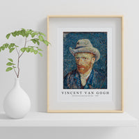 Vincent Van Gogh - Self-Portrait with Grey Felt Hat 1887