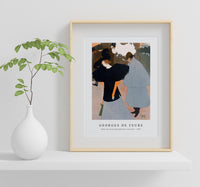 Georges De Feure - Dame op straat gevolgd door een heer (ca. 1897)