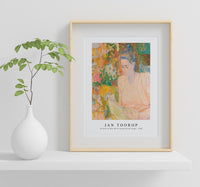 Jan Toorop - Portrait of Mrs Marie Jeannette de Lange (1900)