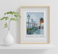 Vincent Van Gogh - Terrace and Observation Deck at the Moulin de Blute-Fin, Montmartre 1887