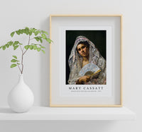 Mary Cassatt - Spanish Dancer Wearing a Lace Mantilla 1873