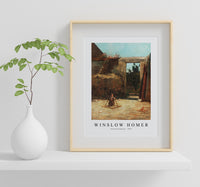 winslow homer - French Farmyard -1867