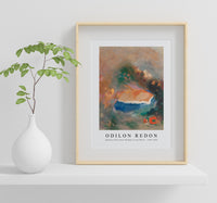 Odilon Redon - Ophelia with a Blue Wimple in the Water 1900-1905