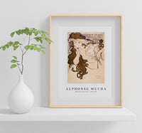 Alphonse Mucha - Salon des Cent poster 1869-1939