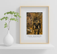 Paul gauguin - Tahitian Idol–the Goddess Hina 1894-1895