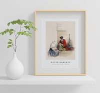 David Roberts - The letter writer in Cairo-1796-1864