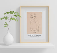 Egon Schiele - Portrait of Herbert Rainer 1910