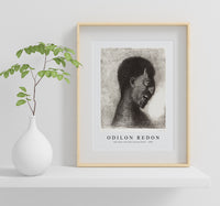 Odilon Redon - The Satyr with the Cynical Smile 1883