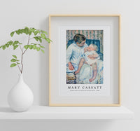 Mary Cassatt - Mother About to Wash Her Sleepy Child 1880