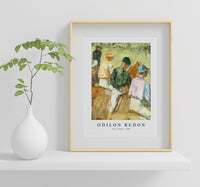 Odilon Redon - Four Jockeys 1889