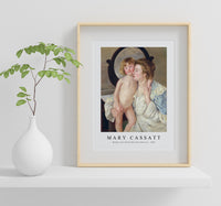 Mary Cassatt - Mother and Child (The Oval Mirror) 1899