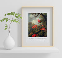 Martin Johnson Heade - Hummingbird and Passionflowers (ca. 1875–1885)