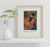 Mary Cassatt - Autumn, portrait of Lydia Cassatt 1880