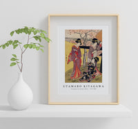 Utamaro Kitagawa - Gotenyama no Hanami Hidari 1753-1806