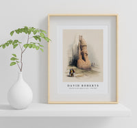 David roberts - Entrance of the temple at Luxor-1796-1864