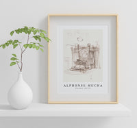 Alphonse Mucha - Office sketch 1869-1939