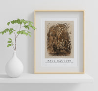 Paul Gauguin - Nativity (Mother and Child Surrounded by Five Figures) 1902