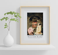 William Blake - Cauldron over a fire from Europe a Prophecy 1794