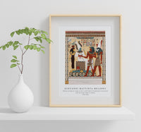 Giovanni Battista Belzoni - Tableau of Figures, large as life, in the Tomb of Psammuthis illustration from the kings tombs in Thebes 1778-1823