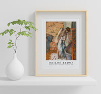 Odilon Redon - Naked lady. Après le bain (Femme s'essuyant) 1886