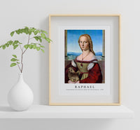Raphael - Young Woman with Unicorn (Dame mit dem Einhorn) 1506