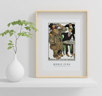 Moriz Jung - Viennese Café On the Terrace (Wiener Café Auf der Terasse) (1911)