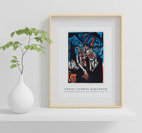 Ernst Ludwig Kirchner - Peter Schlemihl's Wondrous Story Battles. The Agonies of Love 1915