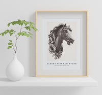 Albert Pinkham Ryder - Decorative Horse's Head 1938