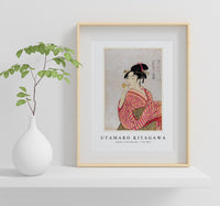 Utamaro Kitagawa - Poppen o Fuku Musume 1753-1806