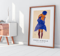 Egon Schiele - Standing Girl, Back View 1908