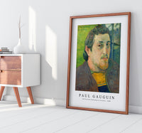 Paul gauguin - Self-Portrait Dedicated to Carrière 1888