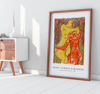 Ernst Ludwig Kirchner - Love scene (Liebesszene) 1908