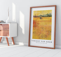 Vincent Van Gogh - Wheat field with View of Arles 1888