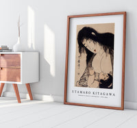 Utamaro Kitagawa - Yamauba no Chichi o Suh Kintaro 1753-1806