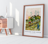 Vincent Van Gogh - Houses and Figure 1890