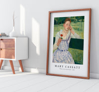 Mary Cassatt - Woman with a Red Zinnia 1891