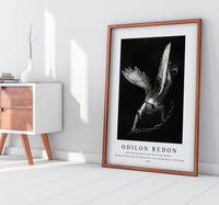 Odilon Redon - And I Saw an Angel Come Down From Heaven, Having the Key of the Bottomless Pit and a Great Chain in His Hand 1899