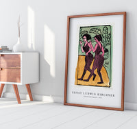 Ernst Ludwig Kirchner - English Step Dancers 1911