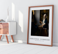 Johannes Vermeer - Woman Holding a Balance 1664