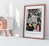 Ernst Kudwig Kirchner - Little Variety Act with Singer