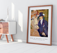 Henri De Toulouse–Lautrec - The Englishman (William Tom Warrener, 1861–1934) at the Moulin Rouge 1892