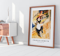 Charles demuth - Bicycle Acrobats-1917