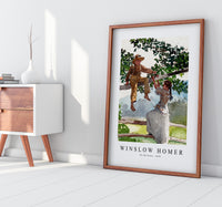 winslow homer - On the Fence-1878