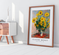 Claude Monet - Bouquet of Sunflowers 1881