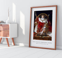 Jean Auguste Dominique Ingres - Napoleon I on His Imperial Throne (1806)