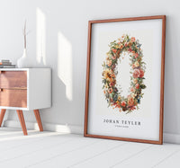 Johan Teyler - A flower wreath