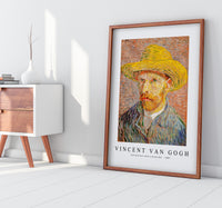 Vincent Van Gogh - Self-portrait with a Straw Hat 1887