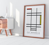 Piet Mondrian - Composition in White, Red, and Yellow painting 1936